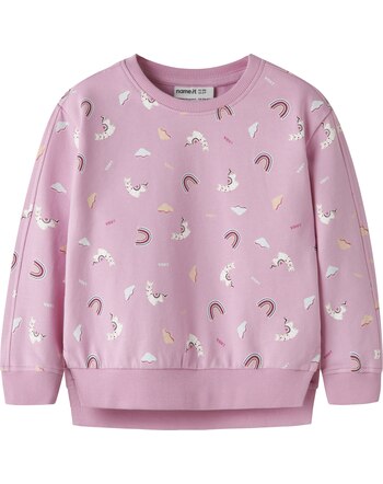 Name it Sweatshirt aus 100% Bio-Baumwolle NMFBISSINE - Begonia Pink
