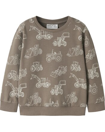 Name it Sweatshirt aus 100% Bio-Baumwolle NMMVARON - Fossil