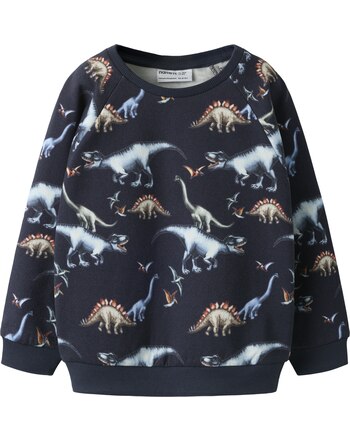 Name it Sweatshirt aus Baumwolle mit Dinos NMMBERTIL - Navy Blazer