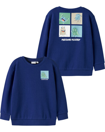 Name it Sweatshirt aus 100 % Baumwolle NMMVASHA - Sodalite Blue