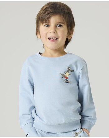 Name it Sweatshirt mit Krokodil NMMVALEXANDER - Blue Fog