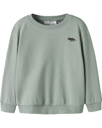 Name it Sweatshirt mit Stickerei NMMVALLEN - Green Milieu