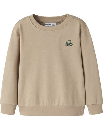 Name it Sweatshirt mit Stickerei NMMVALLEN - Sesame
