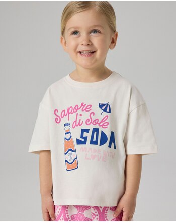 Name it T-Shirt aus 100 % Baumwolle NMFHALFRIDA - Cloud Dancer