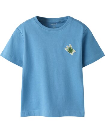 Name it T-Shirt aus 100 % Baumwolle mit Schildkröte-Stickerei NMMFRANK - Cyaneus