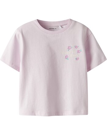 Name it T-Shirt aus 100 % Bio-Baumwolle mit Blumen NMFFINULA - Tender Touch