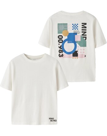 Name it T-Shirt aus 100 % Bio-Baumwolle NKMOHANNES - Cloud Dancer