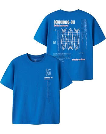 Name it T-Shirt aus 100 % Bio-Baumwolle NKMOHANNES - Victoria Blue