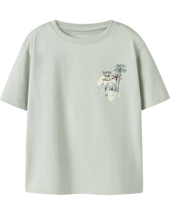 Name it T-Shirt aus Bio-Baumwolle NMMHUGO - Pale Aqua