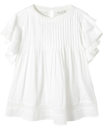 name it T-Shirt/Bluse Kurzarm NKFFARIDE bright white
