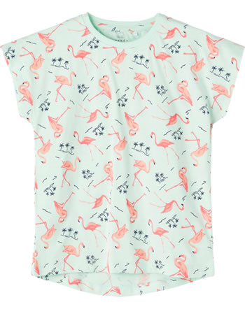 name it T-Shirt Kurzarm NKFVIGGA glacier flamingos