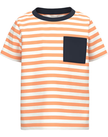 name it T-Shirt Kurzarm NKMVALENTIN mock orange
