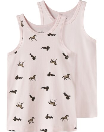 Name it Tanktops im 2er-Set aus Baumwolle mit Pferden NMFTANK - Ballerina