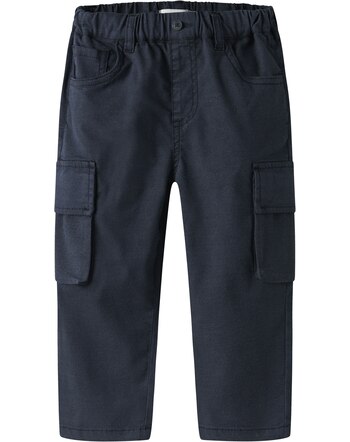 Name it Tapered-Fit-Cargo-Hose aus Lyocell NMMBEN - Navy Blazer