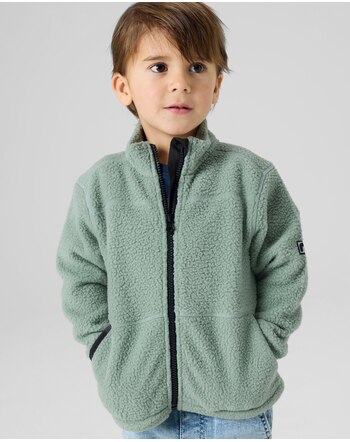 Name it Teddy-Jacke mit Stehkragen NMMBULIN - Chinois Green