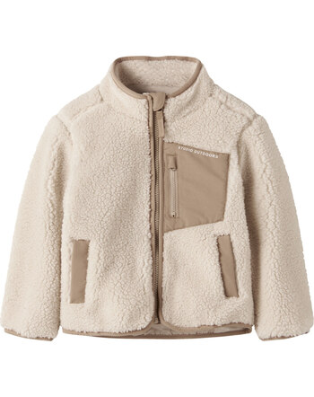 Name it Teddy-Jacke mit Stehkragen und Brusttasche NMNMATTIA - Moonbeam