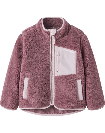 Name it Teddy-Jacke mit Stehkragen und Brusttasche NMNMATTIA - Wistful Mauve