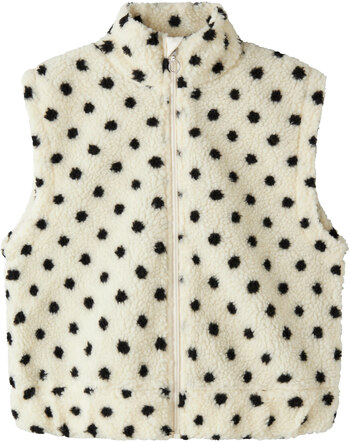 Name it Teddy-Weste mit Punkten NKFNOLPO - Antique White