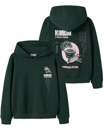 Name it Thermo-Hoodie aus Bio-Baumwolle NKFODA - Pine Grove