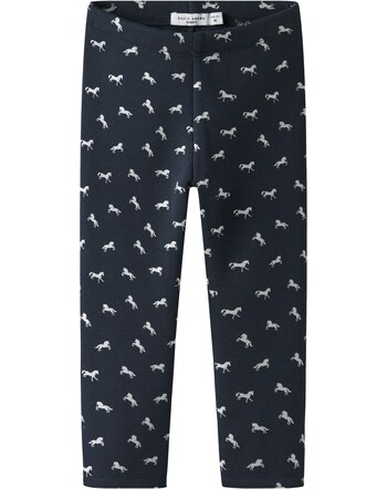 Name it Thermo-Leggings mit Pferden NMFTAVINA - Dark Sapphire