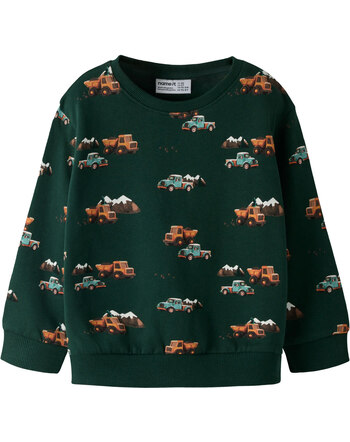 Name it Thermo-Sweatshirt aus 100 % Bio-Baumwolle NMMONIKIAN - Pine Grove