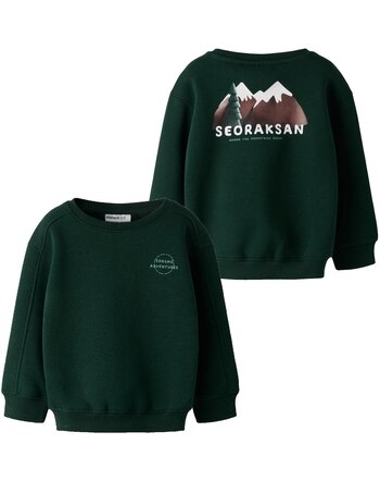 Name it Thermo-Sweatshirt aus Bio-Baumwolle NMMONIKKEL - Pine Grove