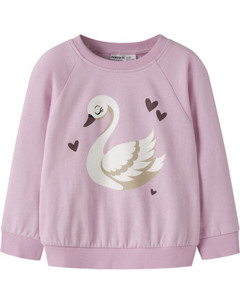Name it Thermo-Sweatshirt aus 100 % Baumwolle mit Schwan NMFVENUS - Full Blooming Pink