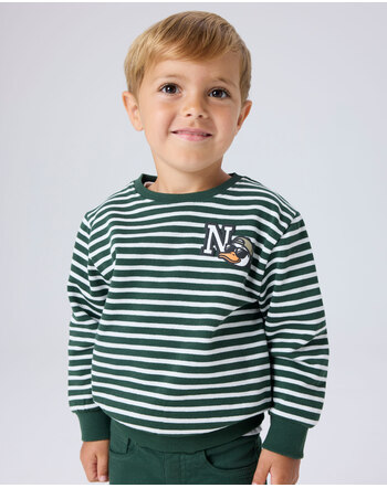 Name it Thermo-Sweatshirt im Streifendesign NMMOZIAS - Sycamore