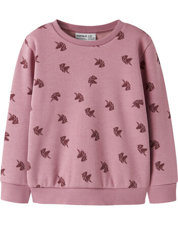 Name it Thermo-Sweatshirt mit Einhorn-Muster NMFDAVINA NOOS - Lilas