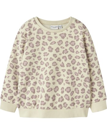 Name it Thermo-Sweatshirt mit Leomuster NMFDAVINA - Summer Sand