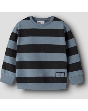 Name it Thermo-Sweatshirt im Streifendesign NMMOZIAS - Blue Mirage