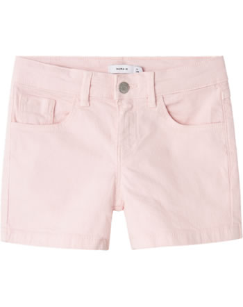 name it Twill-Shorts NKFROSE parfait pink