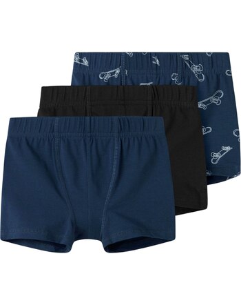 Name it Unterhosen im 3er-Set aus Bio-Baumwolle NMMTIGHTS - Titan