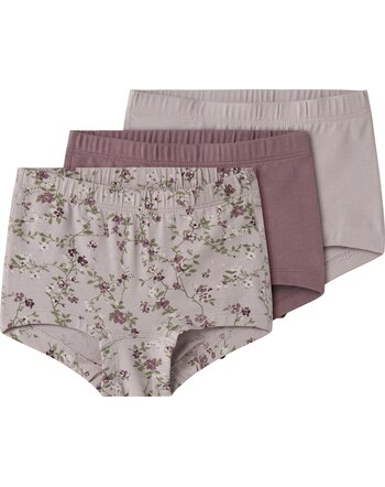 Name it Unterhosen im 3er-Set aus Bio-Baumwolle NMFTIGHTS - Violet Ice