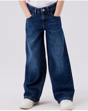 Name it Wide-Fit-Jeans aus 100 % Baumwolle NKFROSE - Dark Blue Denim