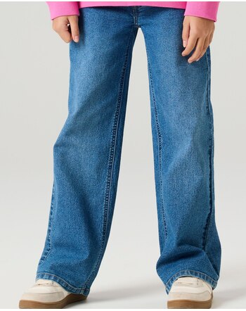 Name it Wide-Fit-Jeans aus Baumwolle NKFROSE - Medium Blue Denim