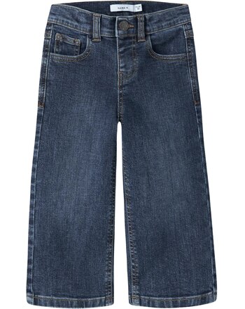 Name it Wide-Fit-Jeans aus Baumwolle NMFROSE - Dark Blue Denim