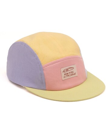 New Kids in the House Skater-Cap 'Calvin' aus Baumwolle (upcycled) - Pastel Multi