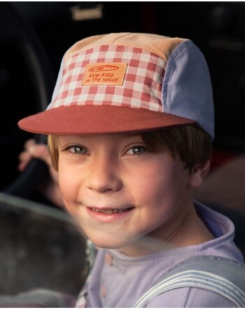 New Kids in the House Skater-Cap 'Calvin' aus Baumwolle (upcycled) - Picnic Amalfi