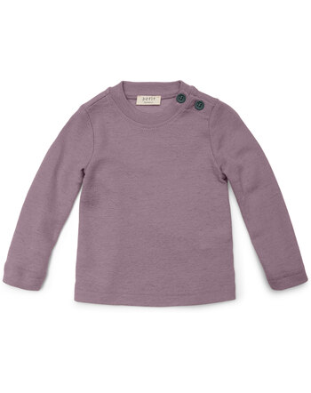 Petit by Basics Baby-Langarmshirt aus Merinowolle - Lavender