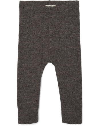 Petit by Basics Baby-Leggings aus Merinowolle - Earth Melange
