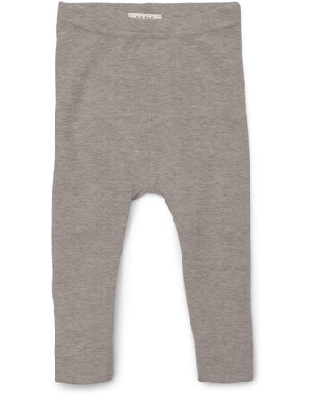 Petit by Basics Baby-Leggings aus Merinowolle - Elephant Melange