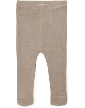 Petit by Basics Baby-Leggings aus Merinowolle - Sand Melange