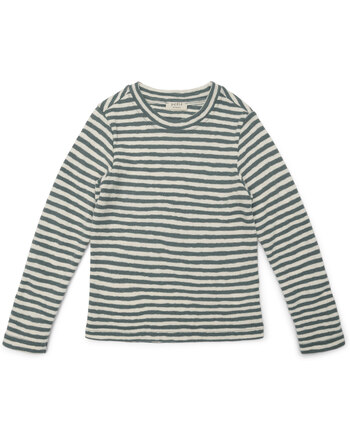 Petit by Basics T-Shirt Langarm aus Merinowolle - Raw White/Zinc