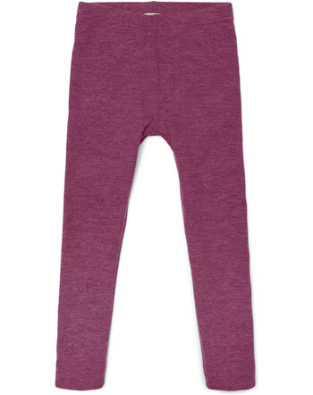 Petit by Basics Leggings aus Merinowolle - Camelia Melange