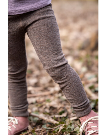 Petit by Basics Leggings aus Merinowolle - Earth Melange