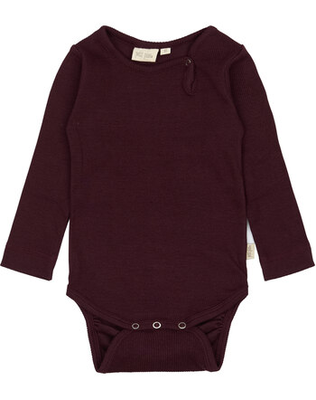 Petit Piao Body aus Modal & Bio-Baumwolle - Dark Grape