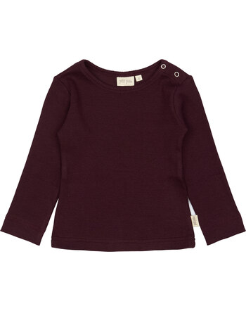 Petit Piao Langarmshirt aus Modal & Bio-Baumwolle - Dark Grape
