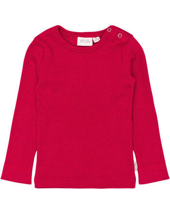 Petit Piao Langarmshirt aus Modal & Bio-Baumwolle - Jet Red