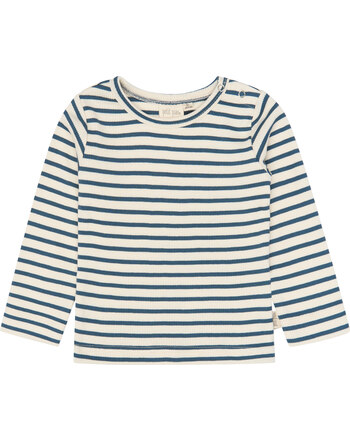 Petit Piao Langarmshirt in Rippoptik aus Modal und Bio-Baumwolle - Key Largo Striped